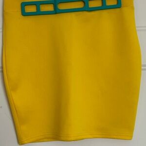 Yellow Women's Skirt
